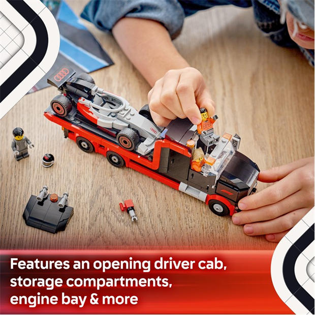 Formula 1 - LEGO - City F1 Display Truck with Audi F1 Race Car Toy 60493