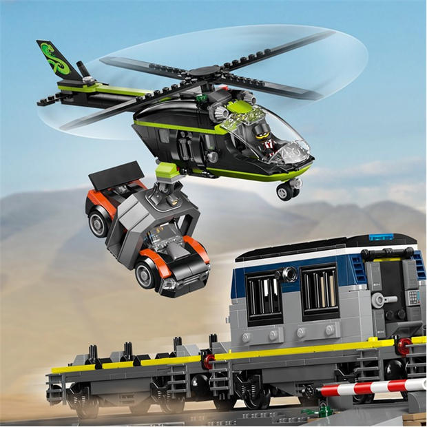 Police Train - LEGO - City Police Train Heist - Toy Train Set for kids 60508