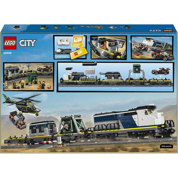 Police Train - LEGO - City Police Train Heist - Toy Train Set for kids 60508