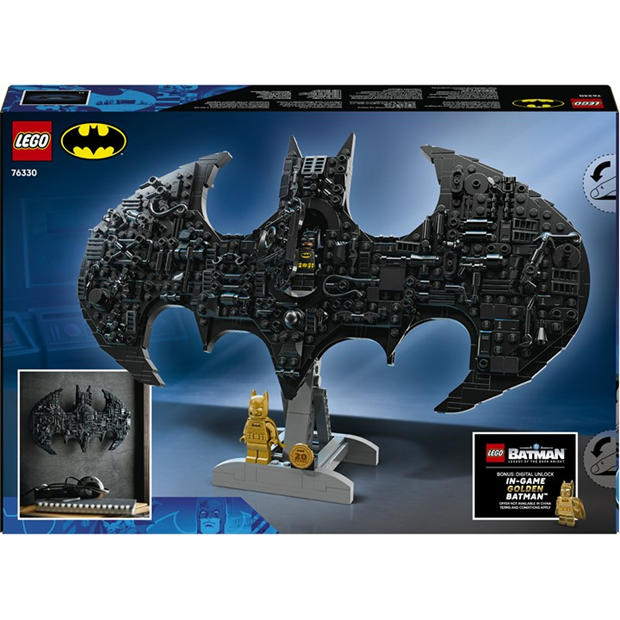 DC Comics - LEGO - DC Batman Logo Super Hero Toy with Minifigures 76330