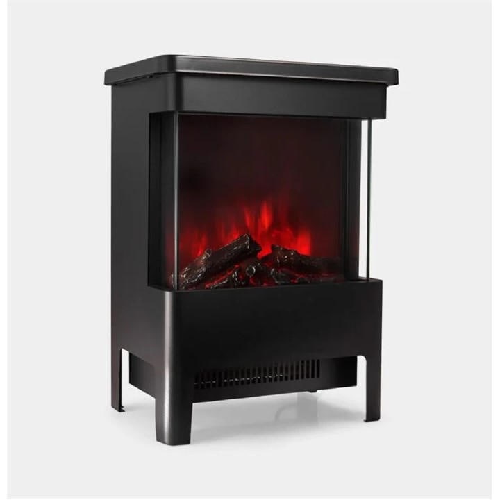 Vonhaus  Black 1900W Glass Front Stove Heater, Sports Direct