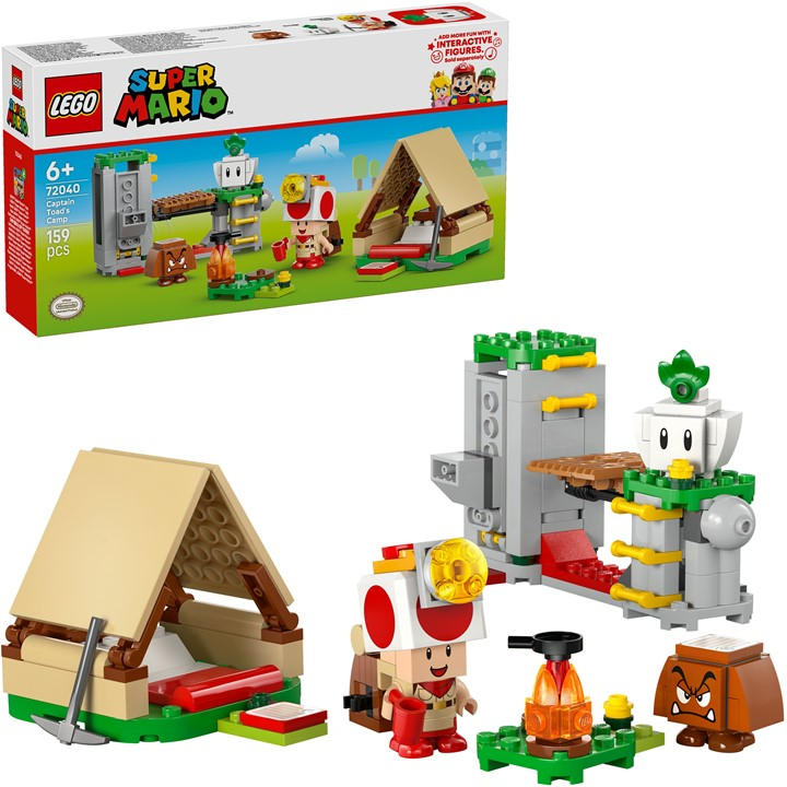 Lego Boys  Lego® Super Mario™ 72040 Captain Toad’s Camp Toy For Girls And Any Fans, Sports Direct