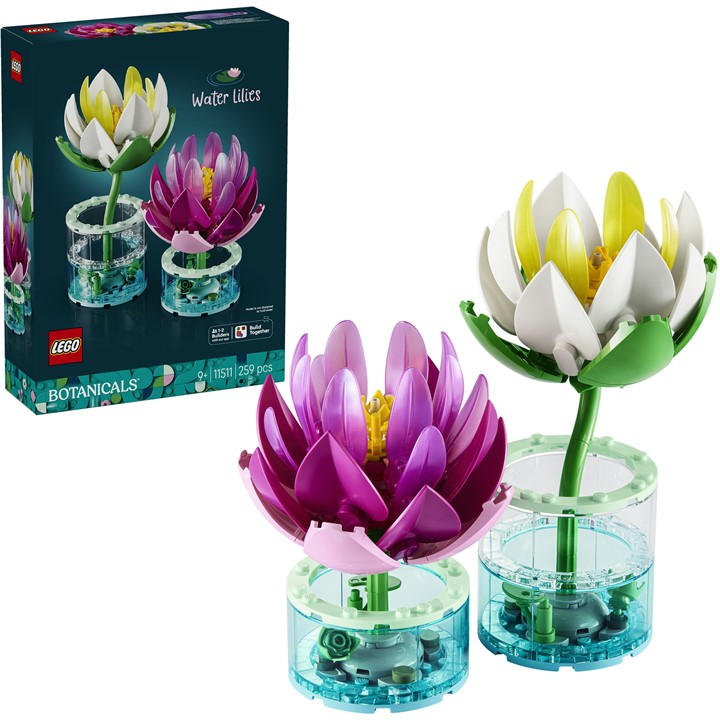 LEGO Botanicals Water Lilies Flower Building Set 11511 Nature Décor - Image 19