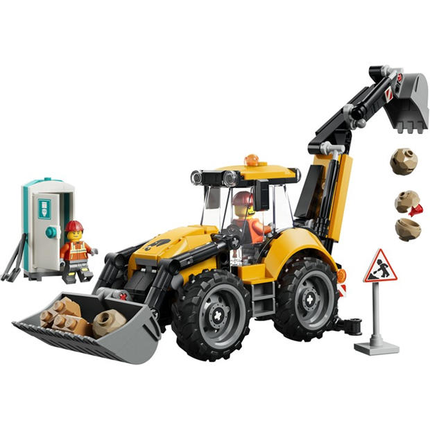 Backhoe Loader - LEGO - LEGO City Vehicles 6 Jn64