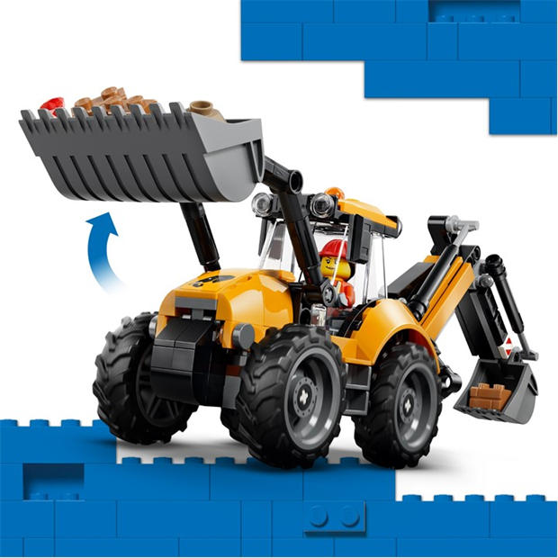 Backhoe Loader - LEGO - LEGO City Vehicles 6 Jn64