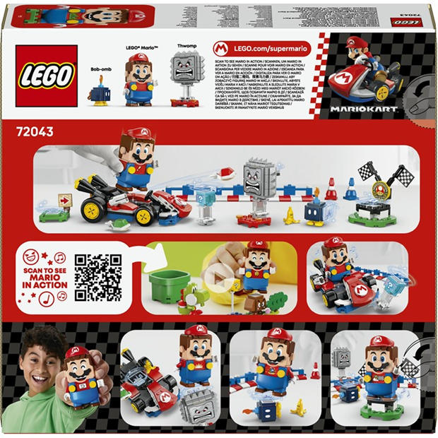 TBC - LEGO - LEGO® Super Mario™ 72043 Mario Kart™ – Interactive LEGO® Mario™ & Standard Kart