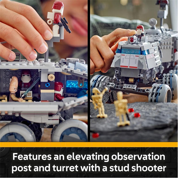 Да се определи - LEGO - Star Wars Republic Juggernaut Building Toy 75413