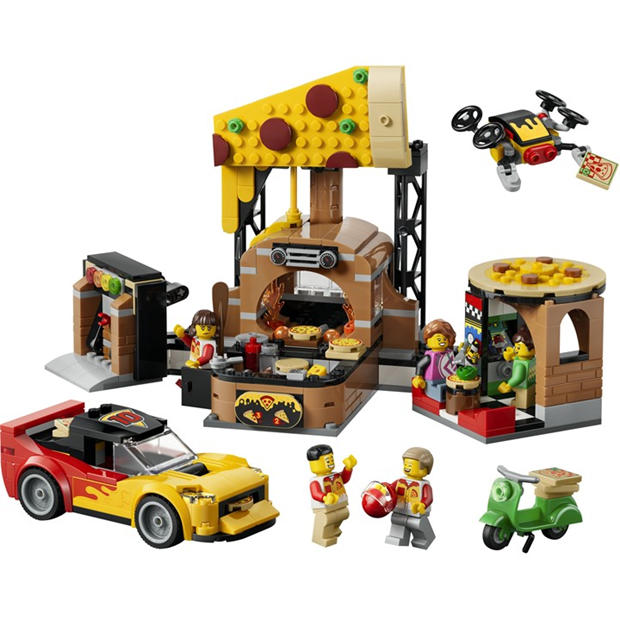 Pizza Delivery - LEGO - City Building Blocks