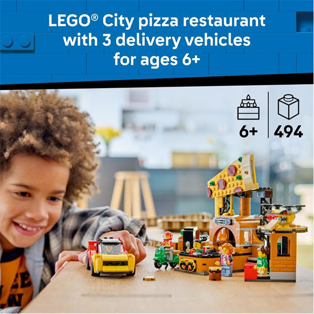 Pizza Delivery - LEGO - City Building Blocks