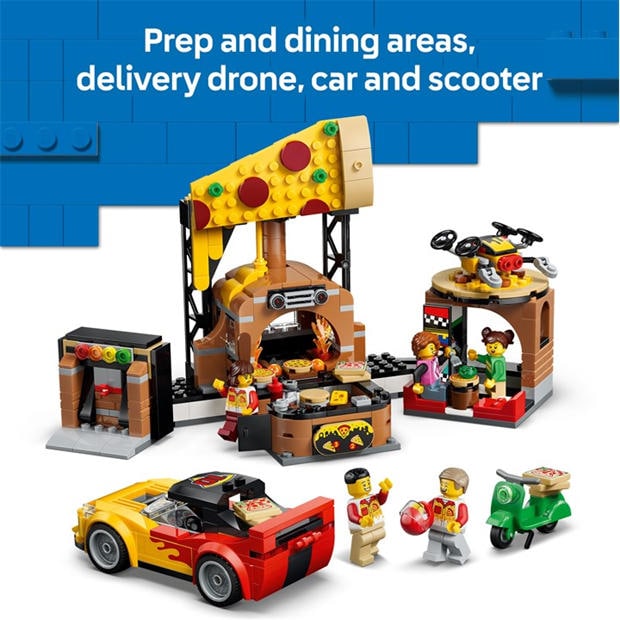Pizza Delivery - LEGO - City Building Blocks