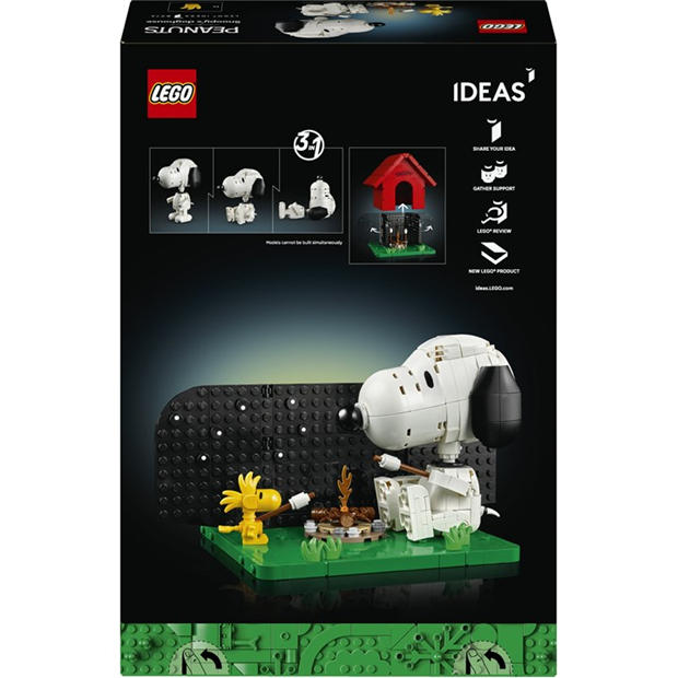 Snoopy Doghouse - LEGO - Ideas Peanuts: Snoopy’s Doghouse Set for Adults 21368