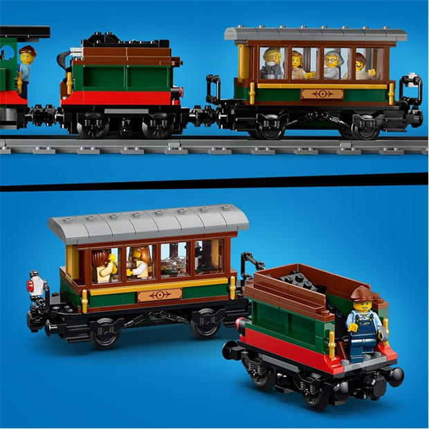 Vintage Train - LEGO - City Building Blocks
