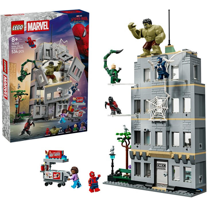 Lego  Kids  Marvel Spider-Man Vs. Hulk Epic Clash Set 76350, Sports Direct