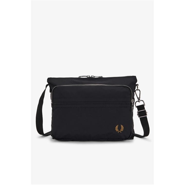 Fred Perry Men's Black Cross Body Bag, Sports Direct