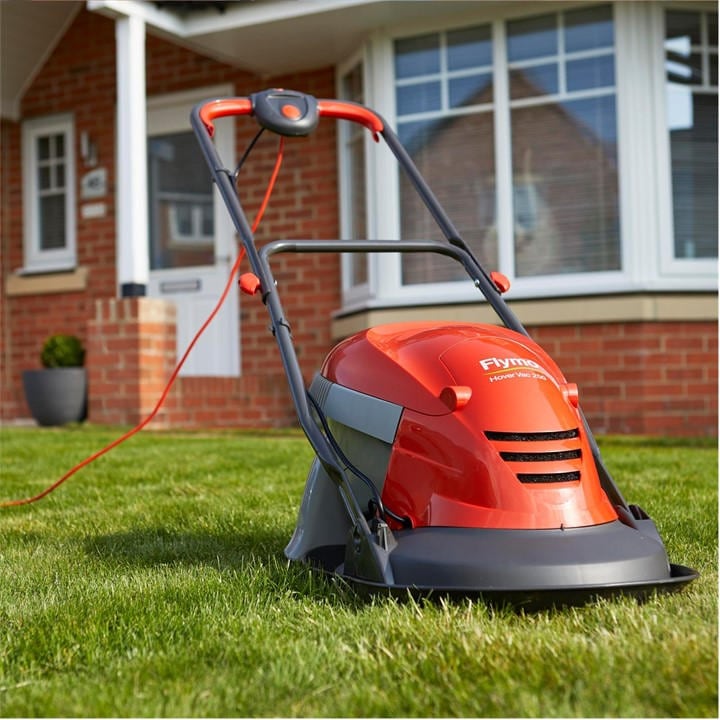Flymo  Orange Hover Vac 250 Electric Corded Hover Lawnmower, Sports Direct