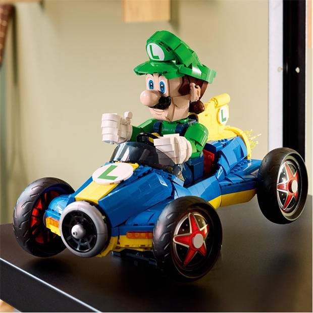 Luigi Kart - LEGO - Super Mario: Mario Kart – Luigi & Mach 8 Set 72050