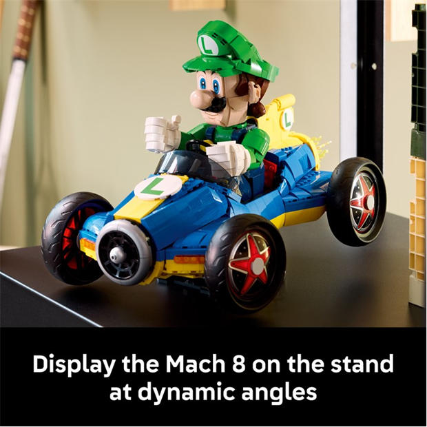 Luigi Kart - LEGO - Super Mario: Mario Kart – Luigi & Mach 8 Set 72050