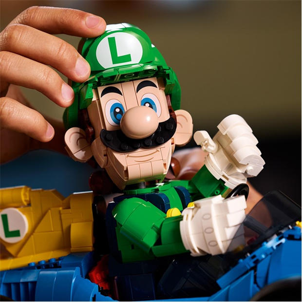 Luigi Kart - LEGO - Super Mario: Mario Kart – Luigi & Mach 8 Set 72050