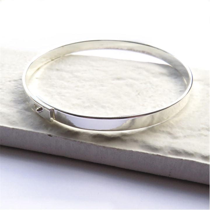 Aye Do Gifts Women's Silver Thin Bangle - 5990-Np-Bgthin, Sports Direct