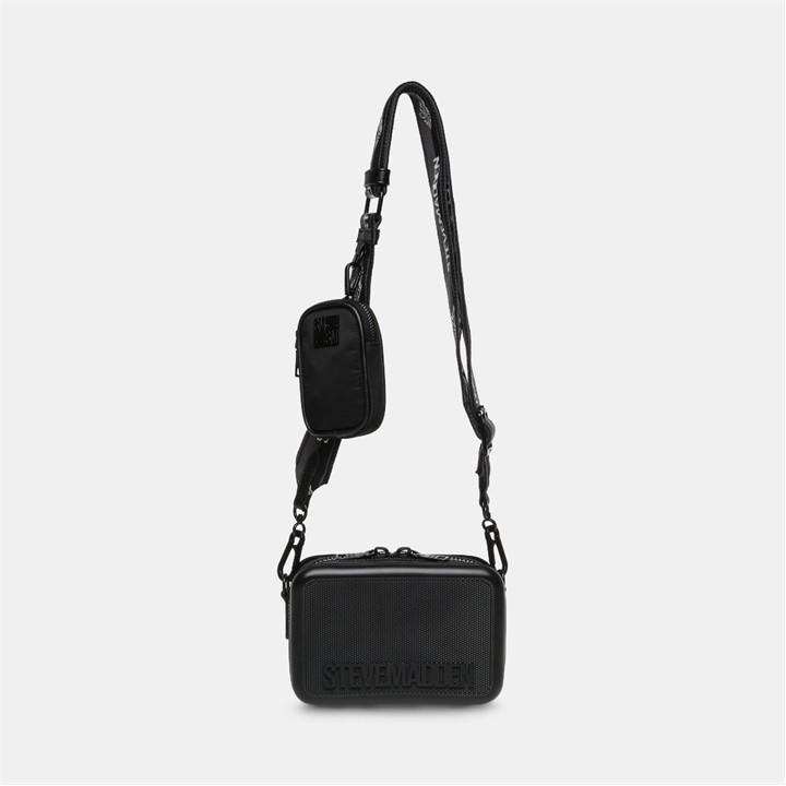Steve Madden Women's Black Bsacha Cross-Body Bag, Sports Direct