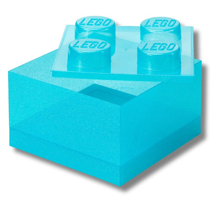 Lego Unisex Kids Blue 4 Brick Storage - Size 40009805
