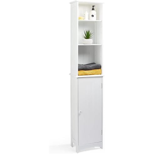 VonHaus - VonHaus Tall Bathroom Cabinet - White - Holbrook