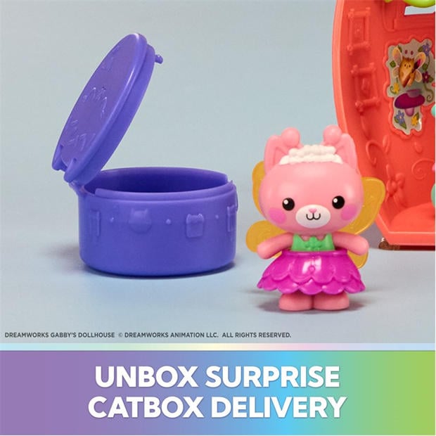 Multi - Gabbys Dollhouse - Gabbys Dollhouse Kitty Fairy’s Flutter-riffic Playset