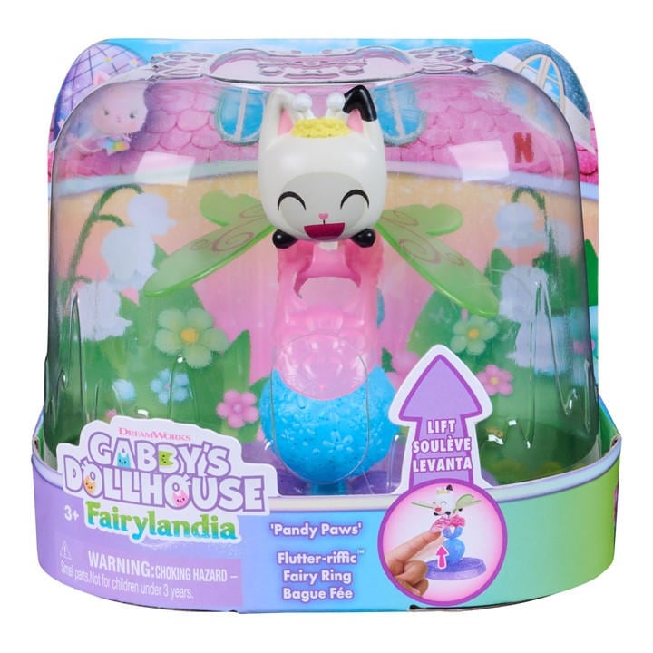 Gabbys Dollhouse Girls  Fairylandia Flutter-Riffic Fairy Ring Assortment, Sports Direct