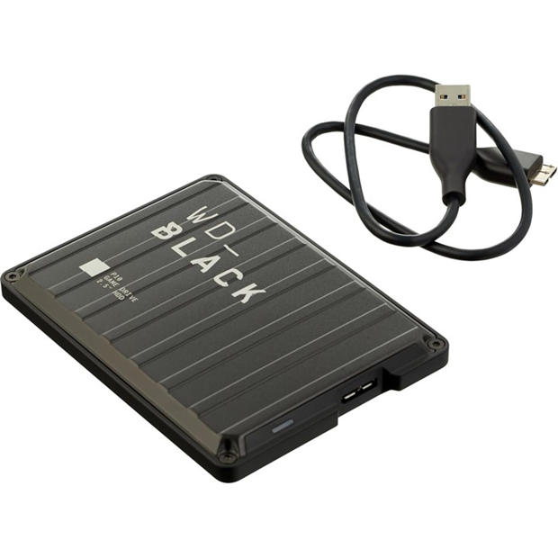 Black - Western Digital - 2TB External portable hard drive - WDBA2W0020BBK- 99