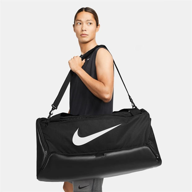 Black/Black/Whi - Nike - Men's Brasilia Large Training Holdall 95L