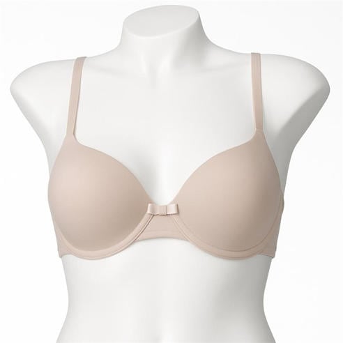 Valbonne - TAUPE/OYSTER UNDERWIRED 2 PACK SMOOTH T-SHIRT BRA