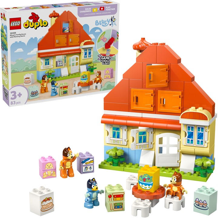 Lego Duplo Bluey 10459 Bluey's Family House With Memory Game Age 3+ 83Pcs - Building Set - Image 7