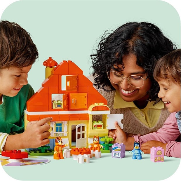 Да се определи - LEGO - LEGO® DUPLO® 10459 Bluey: Bluey’s Family House with Memory Game Interactive Toy