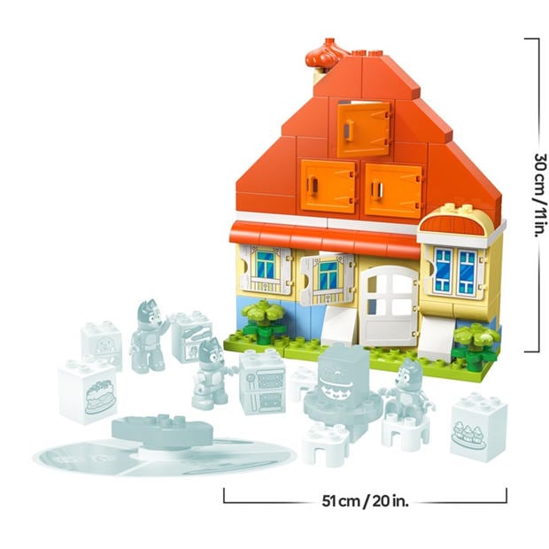 Да се определи - LEGO - LEGO® DUPLO® 10459 Bluey: Bluey’s Family House with Memory Game Interactive Toy