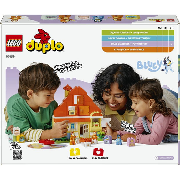 Да се определи - LEGO - LEGO® DUPLO® 10459 Bluey: Bluey’s Family House with Memory Game Interactive Toy