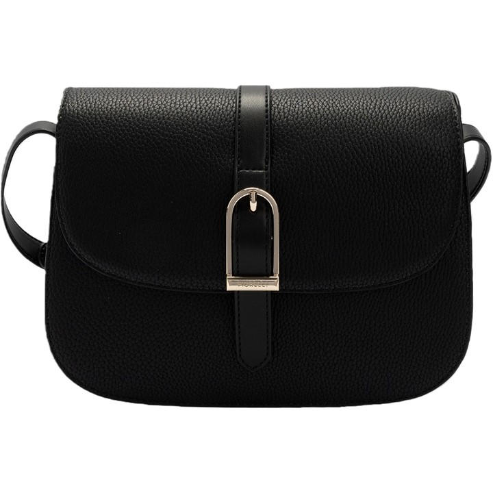 Fiorelli Women's Black Etta Flap Crossbody, Sports Direct