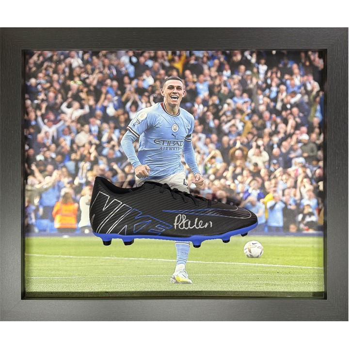 Manchester City    Phil Foden Signed  Boot, Football by AllStarSignings Ltd, Sports Direct