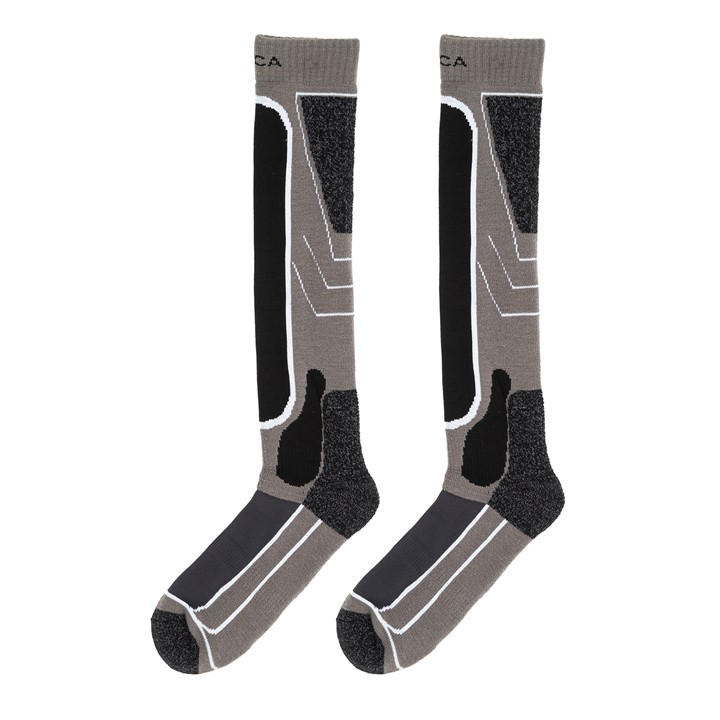 Nevica Men's Grey Meribel 2 Pack Ski Sock in Size 7 - 11, Sports Direct