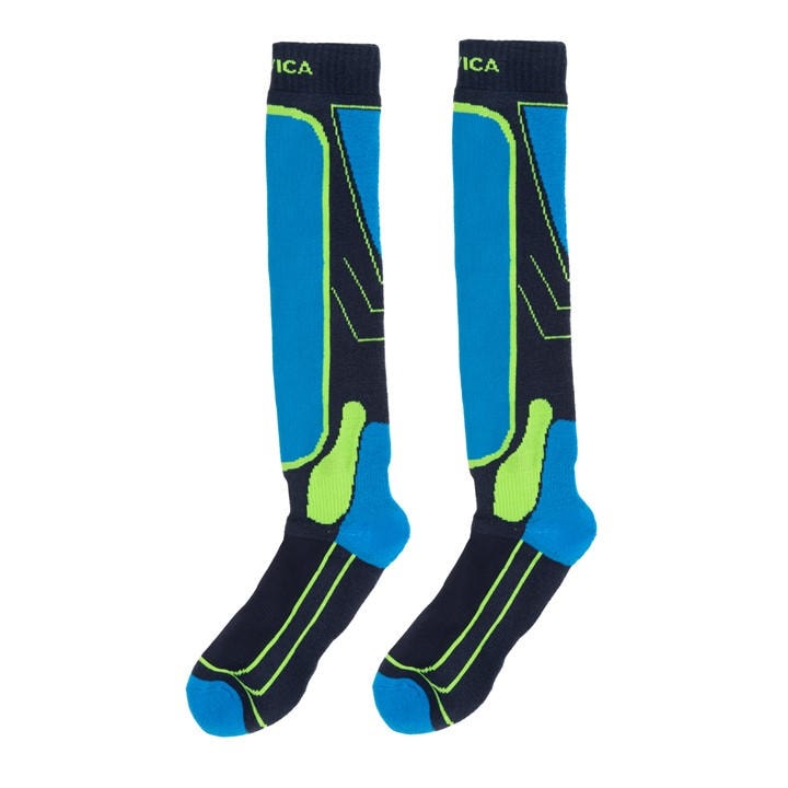 Nevica Men's Blue Meribel 2 Pack Ski Sock in Size 7 - 11, Sports Direct