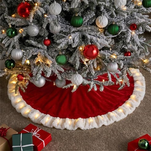 The Spirit Of Christmas - Light Up Christmas Tree Skirt