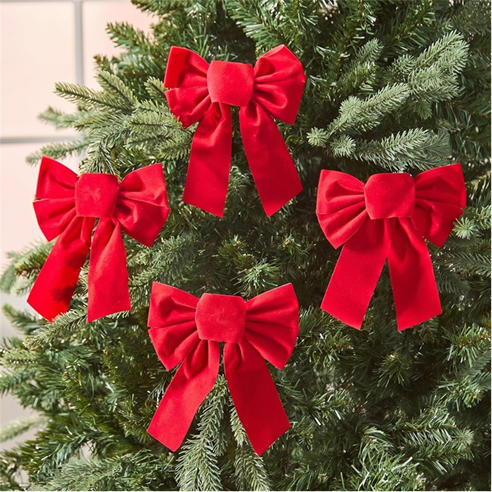 The Spirit Of Christmas - 4 Piece Tree Bows
