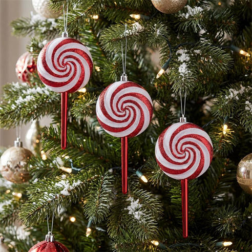 The Spirit Of Christmas - SOC 3PC Lollipop Decorations