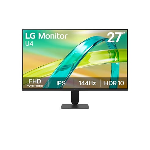 LG - LG 27U411B-B 27 inch IPS FHD 144Hz 1ms MBR Monitor