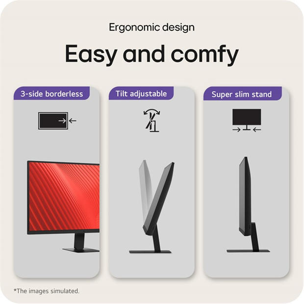Black - LG - LG 27U631A-B 27 Inch 100Hz IPS QHD USB-C Monitor
