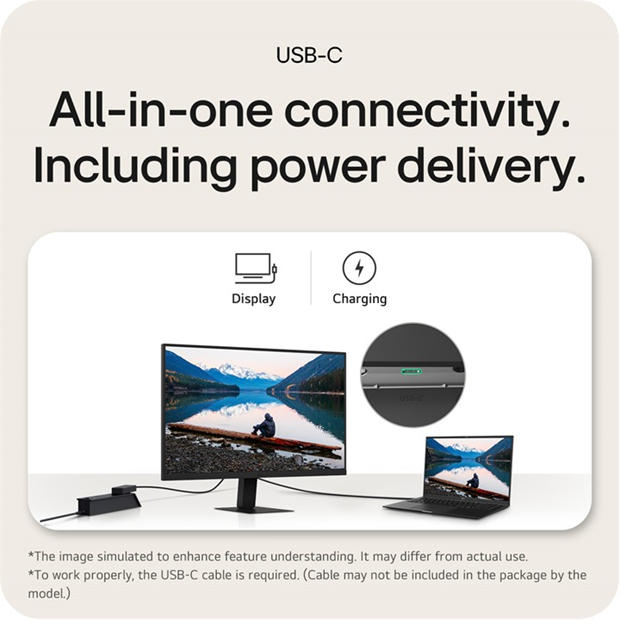 Black - LG - LG 27U631A-B 27 Inch 100Hz IPS QHD USB-C Monitor