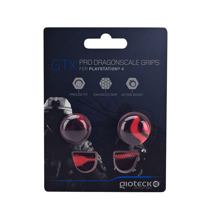 Gioteck  Red Gtx Pro Dragonscale Camo Thumb Grips - Ps4, Sports Direct