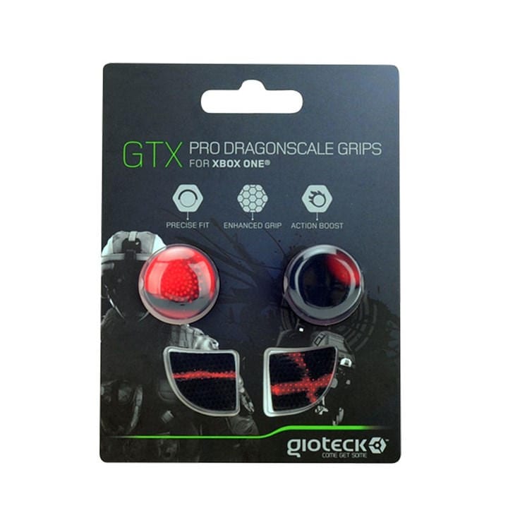 Gioteck  Red Gtx Pro Dragonscale Camo Thumb Grips – Xbox One, Sports Direct