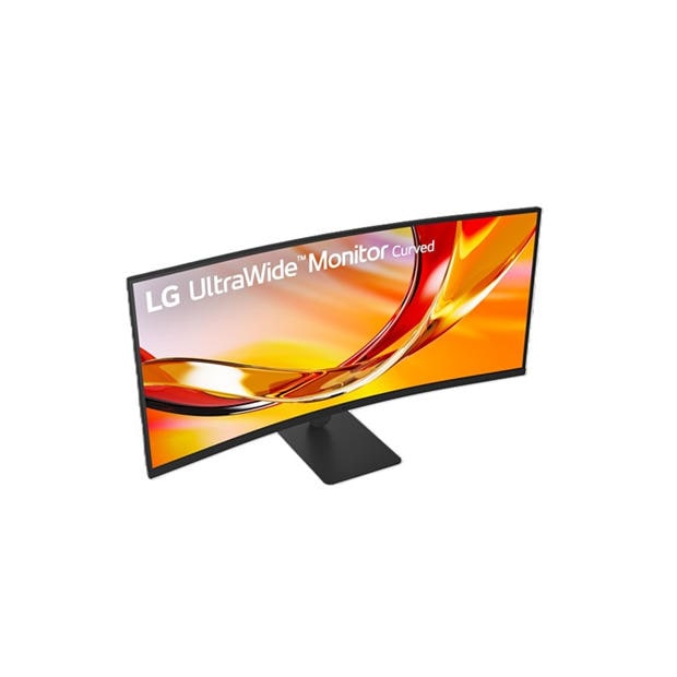 Black - LG - 34U601B-B 34 inch Ultra Wide QHD 120Hz Curved Monitor
