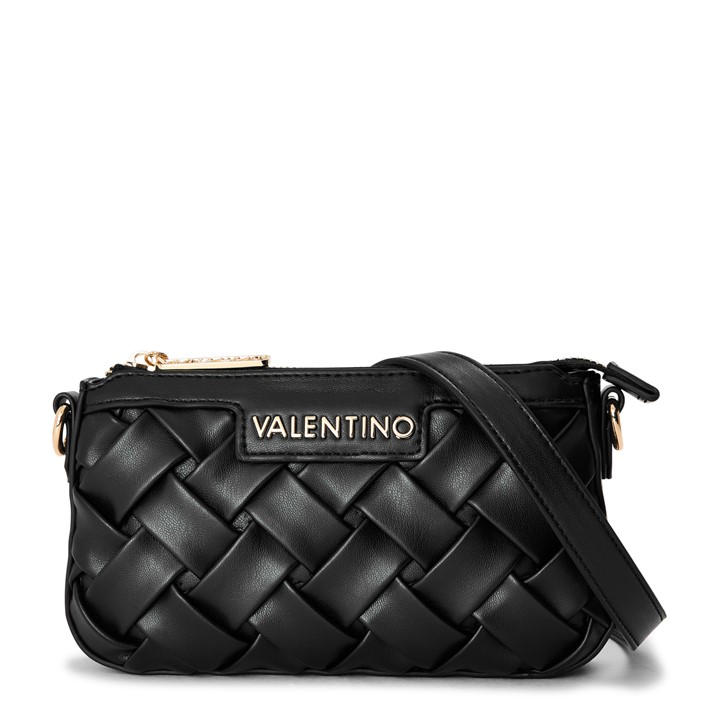 Valentino Bags Women's Black Ennis Woven Shoulder Bag Size ONE SIZE - Image 3