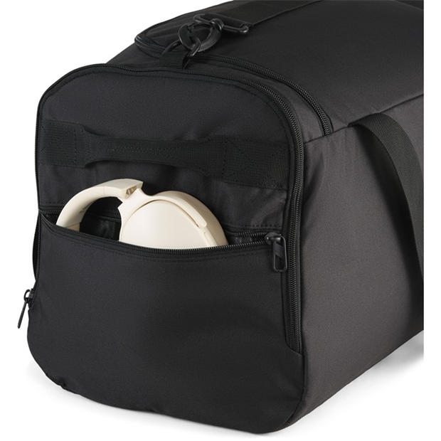 Black - Puma - Buzz Medium Sports Bag Holdall Unisex Adults